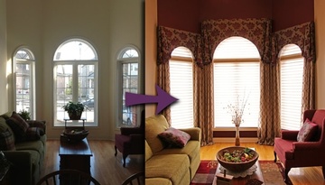 Living Room Transformation by Certified Color Specialists at Sensational Seams