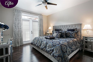 Room of the Month February 2022 by Sensational SEAMS - Window Treatment, Custom Bedding in Cobourg, ON