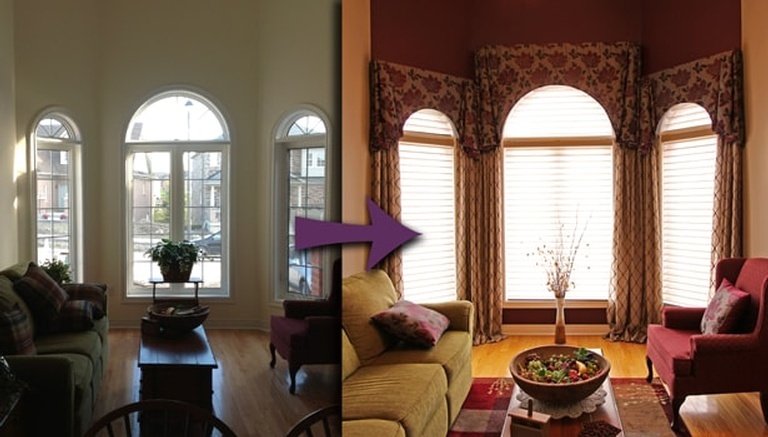 Living Room Transformation by Certified Color Specialists at Sensational Seams