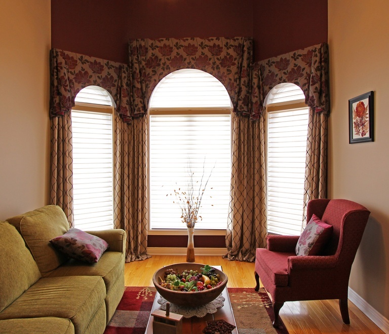 Speciality Shaped Window Treatments Newcastle by Sensational Seams